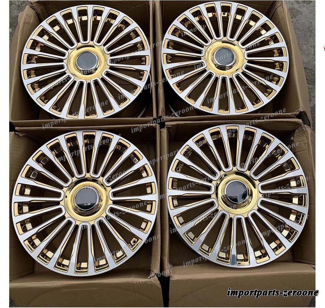 24インチ 新品鍛造ホイール ロールロイヤル カリナン 24x10 ゴールド -BRN-12445