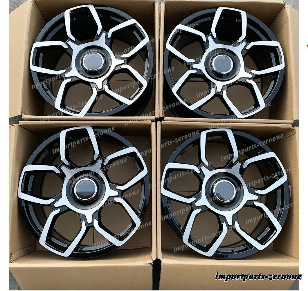 24インチ 新品鍛造ホイール ロールロイス カリナン 24x10 ブラック -BRN-12325