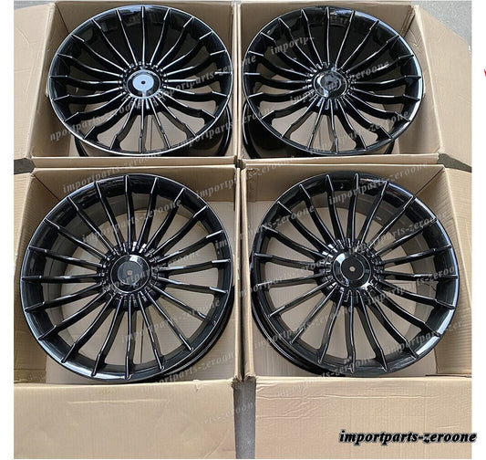 BMW E63 E64 6 シリーズ 20x8.5 20x9.5  20インチ グロスブラックフルホイール　-BRN-12244