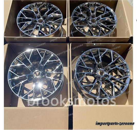 1点限り 21インチ　ニュースタイルブラック鍛造ホイール　テスラ　モデルS 21x8.5 21x9 　-BRN-11680　鍛造　★