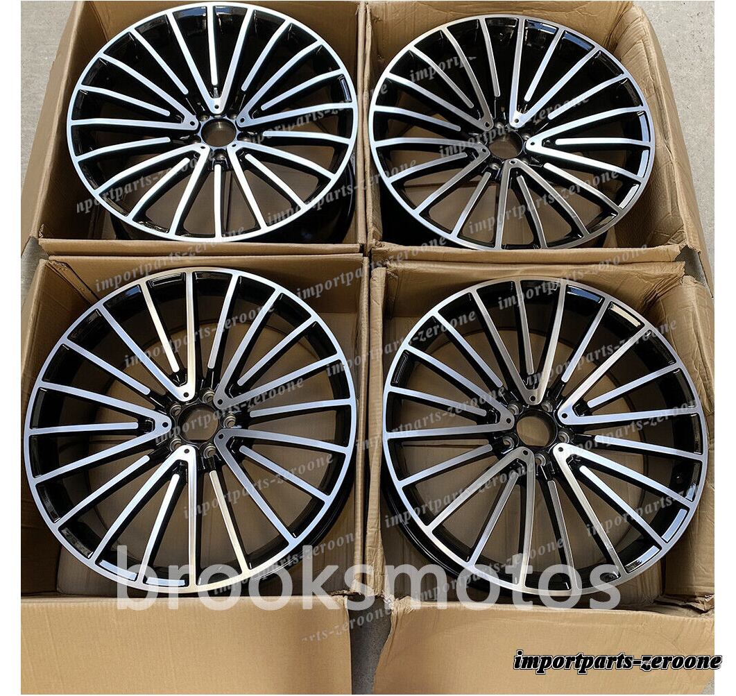メルセデスベンツ W223 S クラスメイバッハ 21x9/10  21"新しいスタッガースタイルホイール 4本セット　-BRN-11909
