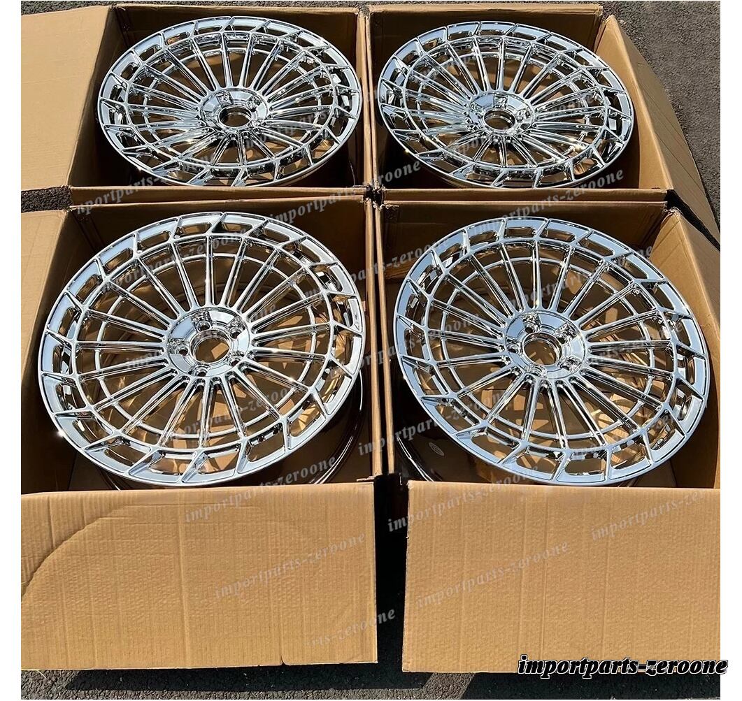 22インチ 新品クローム ホイール  2016+ BMW 7シリーズ G11 G12 740 750　-BRN-12698