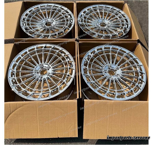 22インチ 新品クローム ホイール  2016+ BMW 7シリーズ G11 G12 740 750　-BRN-12698