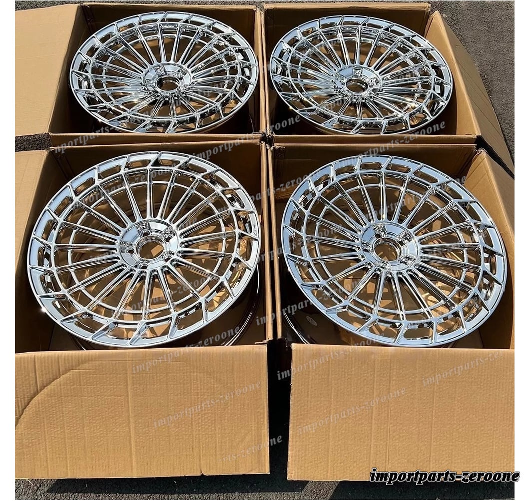 22インチ 新品クローム ホイール  2016+ BMW 7シリーズ G11 G12 740 750　-BRN-12698