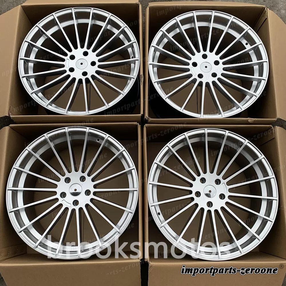 21インチHMスタイル マルチスポーク シルバー ホイール  インフィニティ QX50 QX60 QX70 21x10 適合 LI-2236