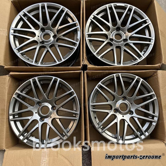 17インチ鍛造bスタイルホイールスマートフォートゥー 3x112 グレー 17x7 17x7.5  LI-1394
