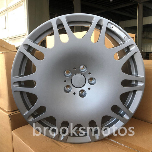 22インチ Bスタイル鍛造サテングレーホイールメルセデスベンツ W222 W223 Sクラス BRN-1753