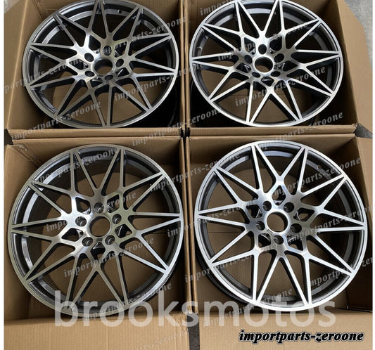 1点限り 20インチ ガンメタルスタイル　ホイール　BMW M2 F87 M3 F80 M4 F82 83 ４本セット　-BRN-11403　鍛造　★