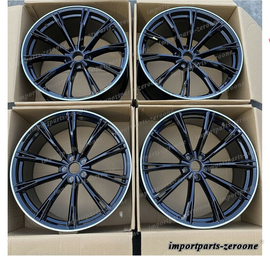 19インチ NEW　A STYLE ホイールセット アウディ 2007-2016 S5 2010+ RS4 RS5 20X8.5 オフセット30 　鋳造　-BRN-1138-2★