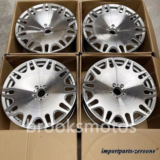 メルセデスベンツ W222 S63 AMG 21x10 21x11  21インチ B シルバー フロージド ホイール  LI-1408
