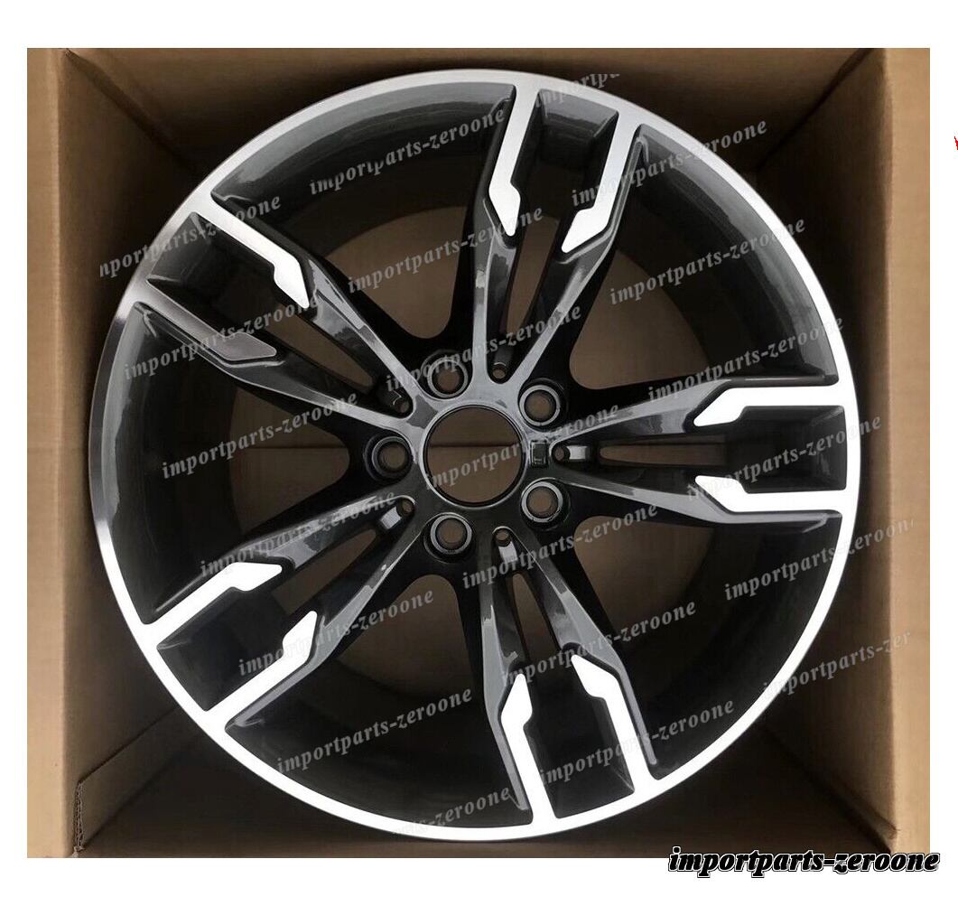 19インチ ツイン 5 スポーク グレー スタイル ホイール  BMW 3 4 シリーズ F30 32 33 36 668 　-BRN-12380