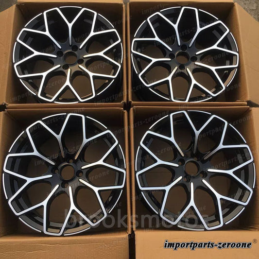 18インチBスタイル スタッガー ホイール  スマートフォートゥー W453 18x7 4x100 4 本セット LI-1121