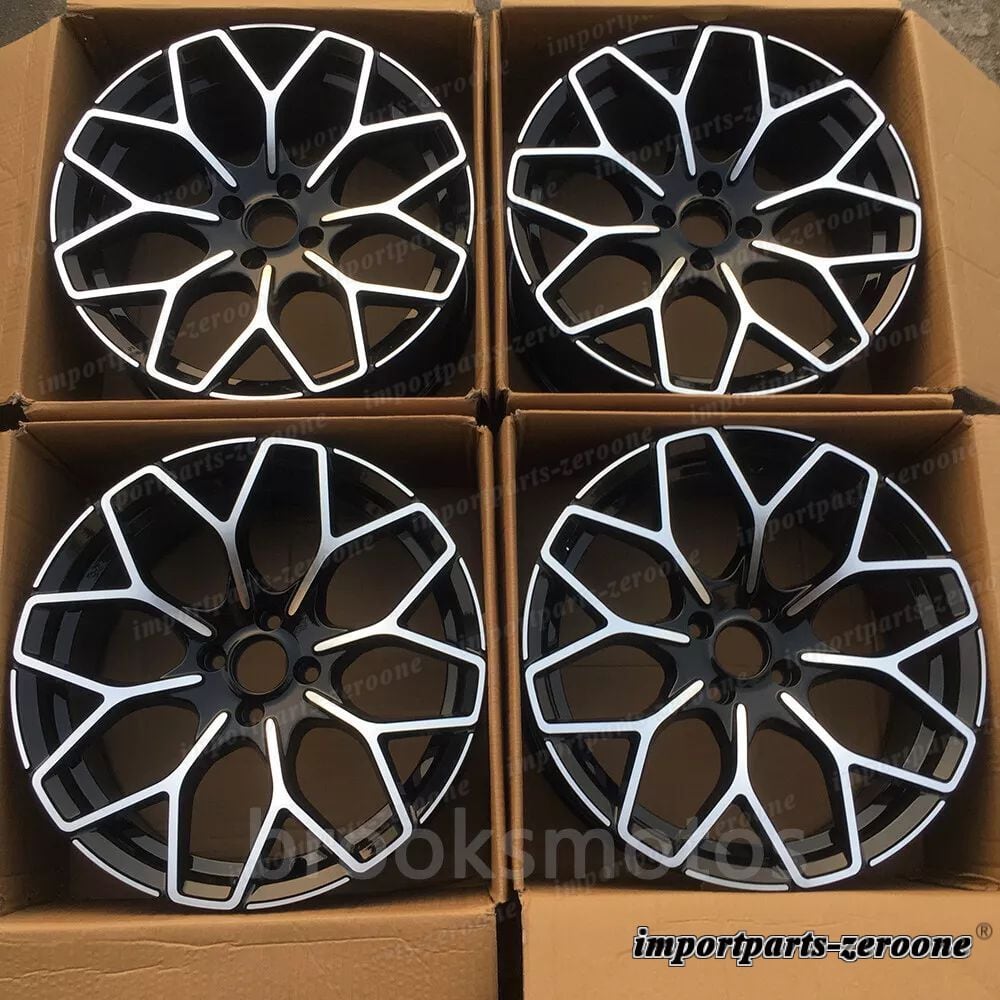 18インチBスタイル スタッガー ホイール  スマートフォートゥー W453 18x7 4x100 4 本セット LI-1121