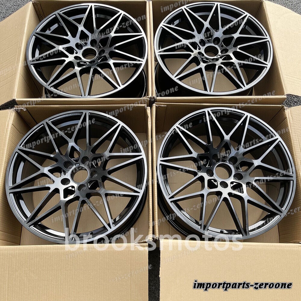 1点限り 19インチ　ブラックスタイル　ホイール　BMW　２シリーズ　M240　19X8.5 19X9.5 ４本セット　-BRN-11490　鍛造　★
