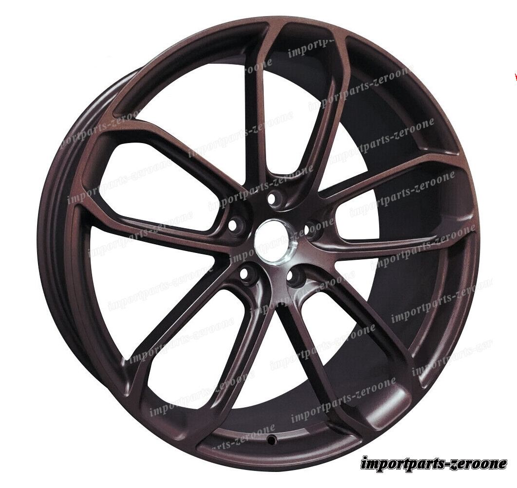 22インチ 23インチ ツイン 5 スポークベネチアンブロンズホイール 2020+ ポルシェ テーカン　-BRN-12233