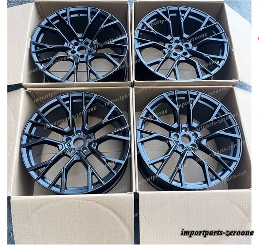 BMW X5 E70 F15 X6 E71 F16 5x120 809  21インチ サテンブラックスタイルホイール　-BRN-12290