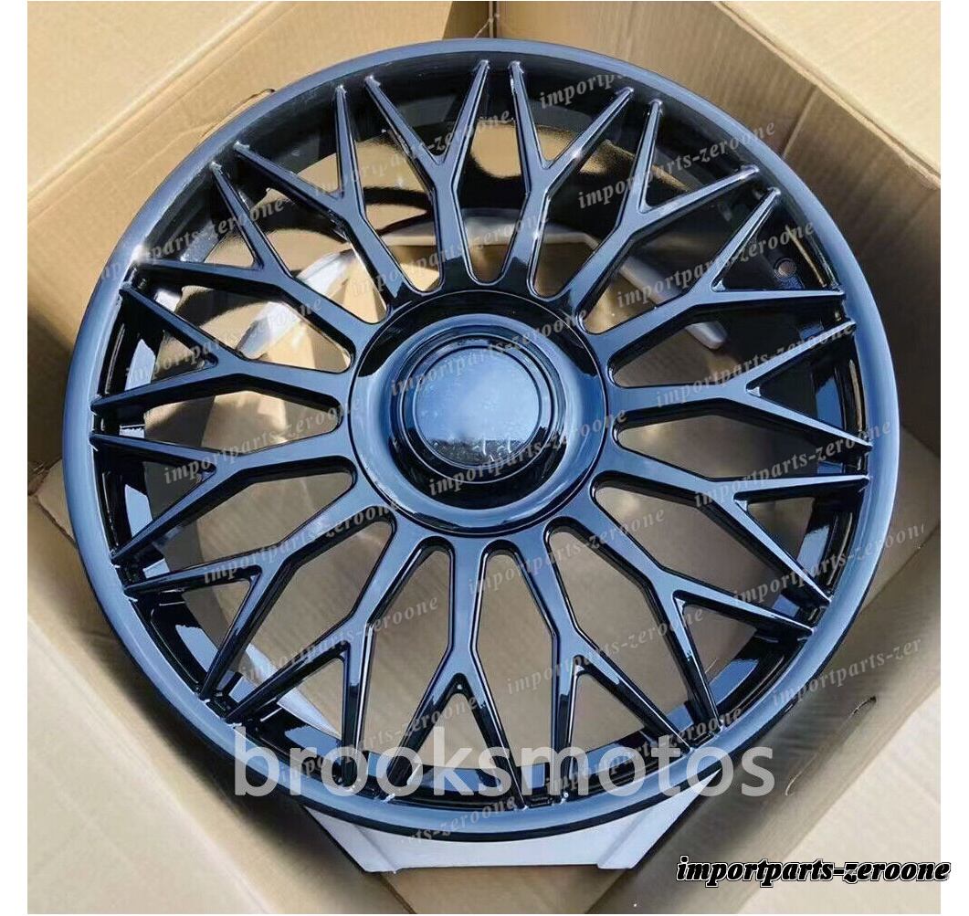 22インチ   新品グロス ブラック  ホイール  ロール ロイス  ゴースト Wraith Dawn　-BRN-11876