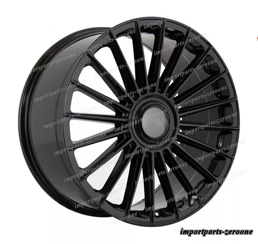 22インチ 新品 マルチ スポーク グロス ブラック スタイル ホイール レンジローバー ボーグ SVR　-BRN-12611