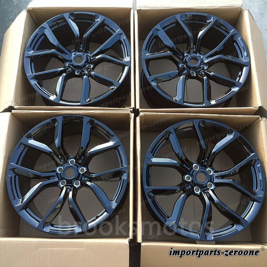 22インチ新品グロスブラックスタイルホイールレンジローバーヴォーグスポーツSVR 5x120 適合 LI-2170