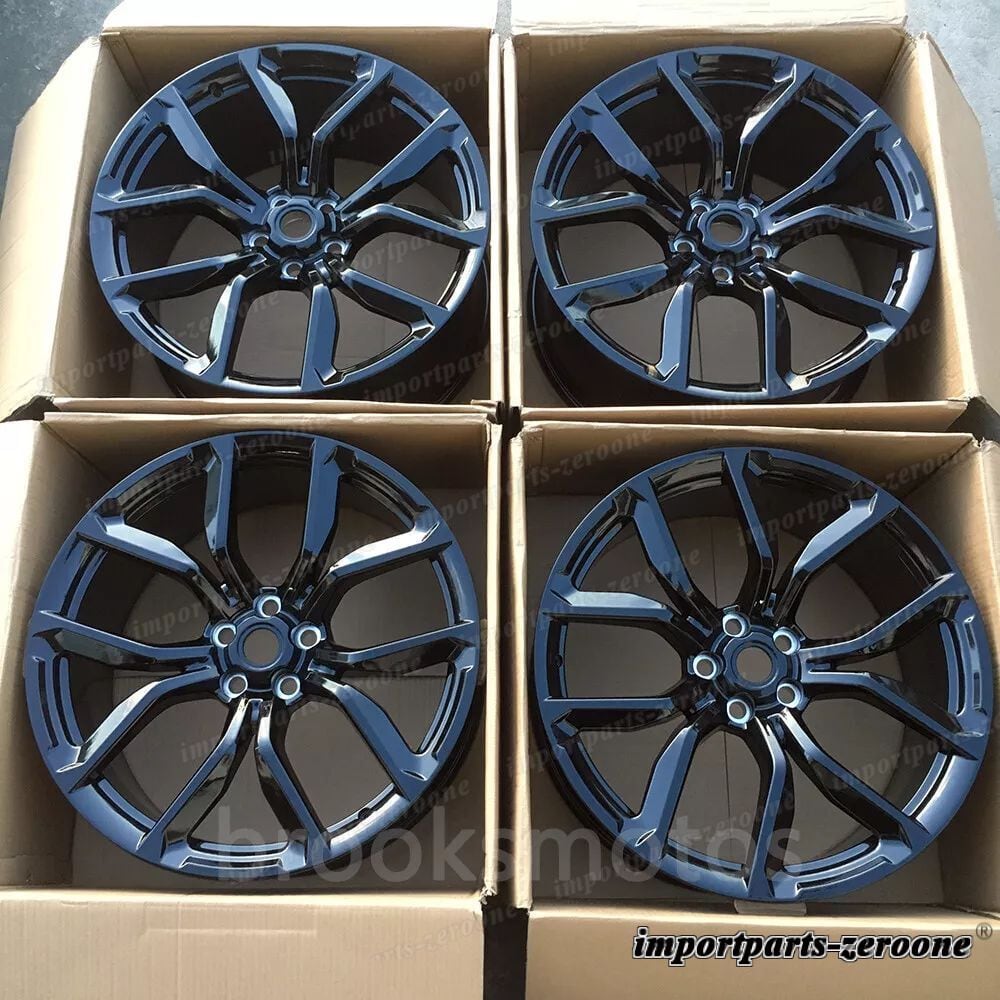 22インチ新品グロスブラックスタイルホイールレンジローバーヴォーグスポーツSVR 5x120 適合 LI-2170
