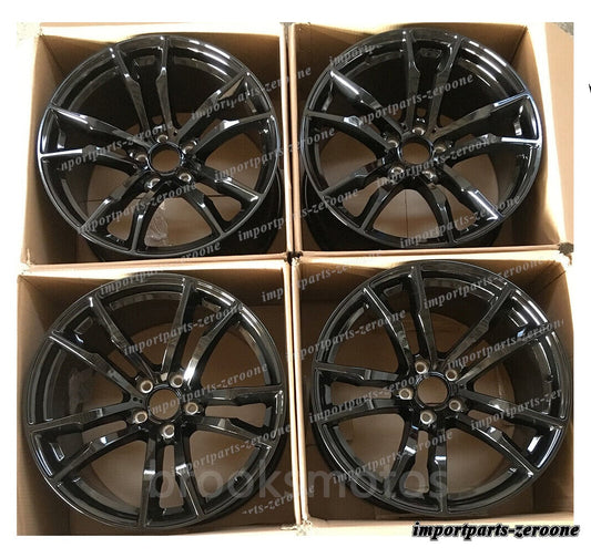 1点限り 20インチグロスブラックスタイルホイールフィットBMW X5 E70 F15 X6 E71 F16 611 20x10 4 本セット　-BRN-11620　鍛造　★