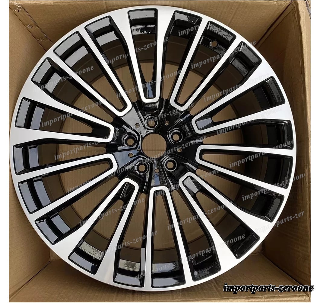 23インチ 新品 マルチ スポーク スタイル ブラック ホイール  2019+ BMW G07 X7 757 5x112 　-BRN-12674