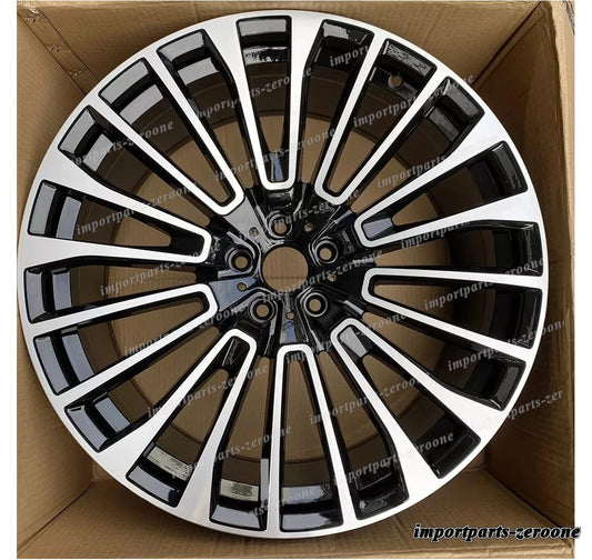 23インチ 新品 マルチ スポーク スタイル ブラック ホイール  2019+ BMW G07 X7 757 5x112 　-BRN-12674