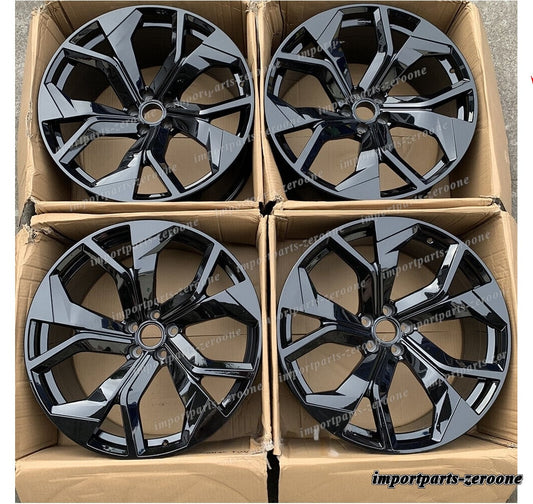 1点限り 20インチ グロスブラックスタイルホイール アウディ 2010+ A7 S7 2013-2018 RS7 2013+ A8 　-BRN-12307　鍛造　★