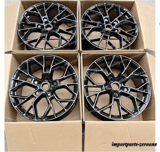 1点限り 19インチ 新しいグロスブラックホイール 2017+ Tesla モデル 3 19x8.5 オフセット 35 　-BRN-12284　鍛造　★