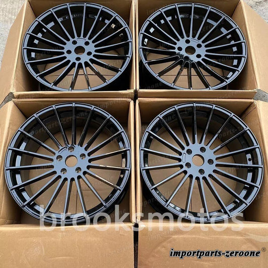 21インチ HM スタイル ブラック ホイール  BMW X5 E70 F15 X6 E71 F16 5x120 4 本セット LI-1670
