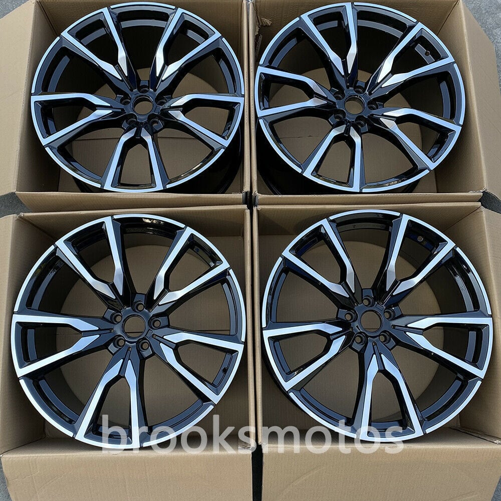 1点限り 20インチ CONCAVE STYLE ホイールセット 2019+ BMW G05 X5 2020+ G06 X6 20X9.5/10.5 755 　-BRN-1098　鍛造　★