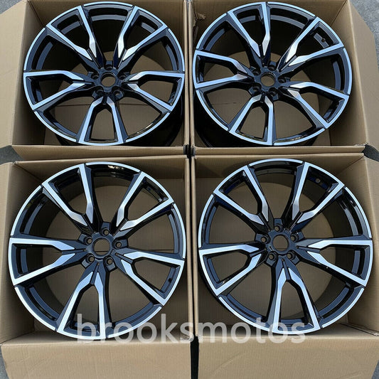 1点限り 20インチ CONCAVE STYLE ホイールセット 2019+ BMW G05 X5 2020+ G06 X6 20X9.5/10.5 755 　-BRN-1098　鍛造　★