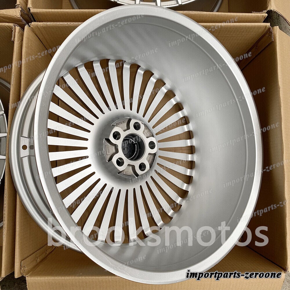 1点限り 21インチ　マルチスポークシルバースタイル　ホイール　ベントレー　コンチネンタル GT 21X9.5 ４本セット　-BRN-11476★
