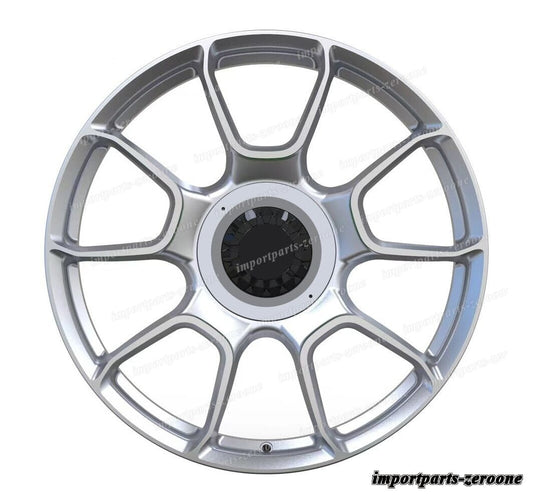 1点限り 20インチ 新品 シルバー スタイル ホイール ポルシェ 997 991 911 ワイドボディ　-BRN-11930　鍛造　★