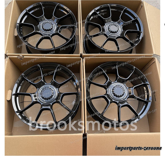1点限り 20インチ　新品　グロスブラックスタイル 　ホイール　ポルシェ 　997 991 911 ワイドボディ　-BRN-11700　鍛造　★