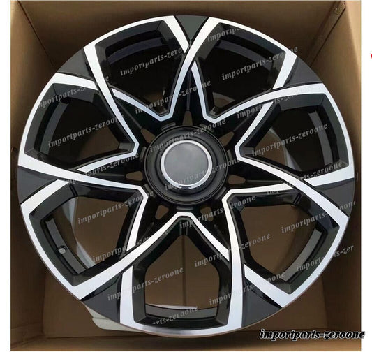 24インチ 新品 マルチスポークグロスブラックホイール ロールRoyce Cullinan　-BRN-12250