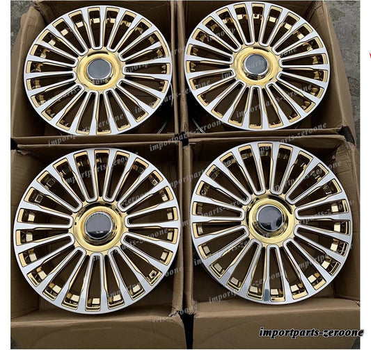 24インチ 新品鍛造ホイール ロールロイヤル カリナン 24x10 ゴールド　-BRN-12445