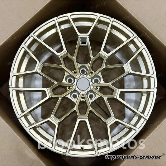 21インチ ゴールド フォージド ホイール  BMW M2 F87 M3 F80 M4 F82 83 21x9 21x10.5 827 LI-1318