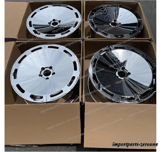 22インチ 鍛造 クローム ホイール メルセデスベンツ W222 W223 S580 S クラス　-BRN-12706