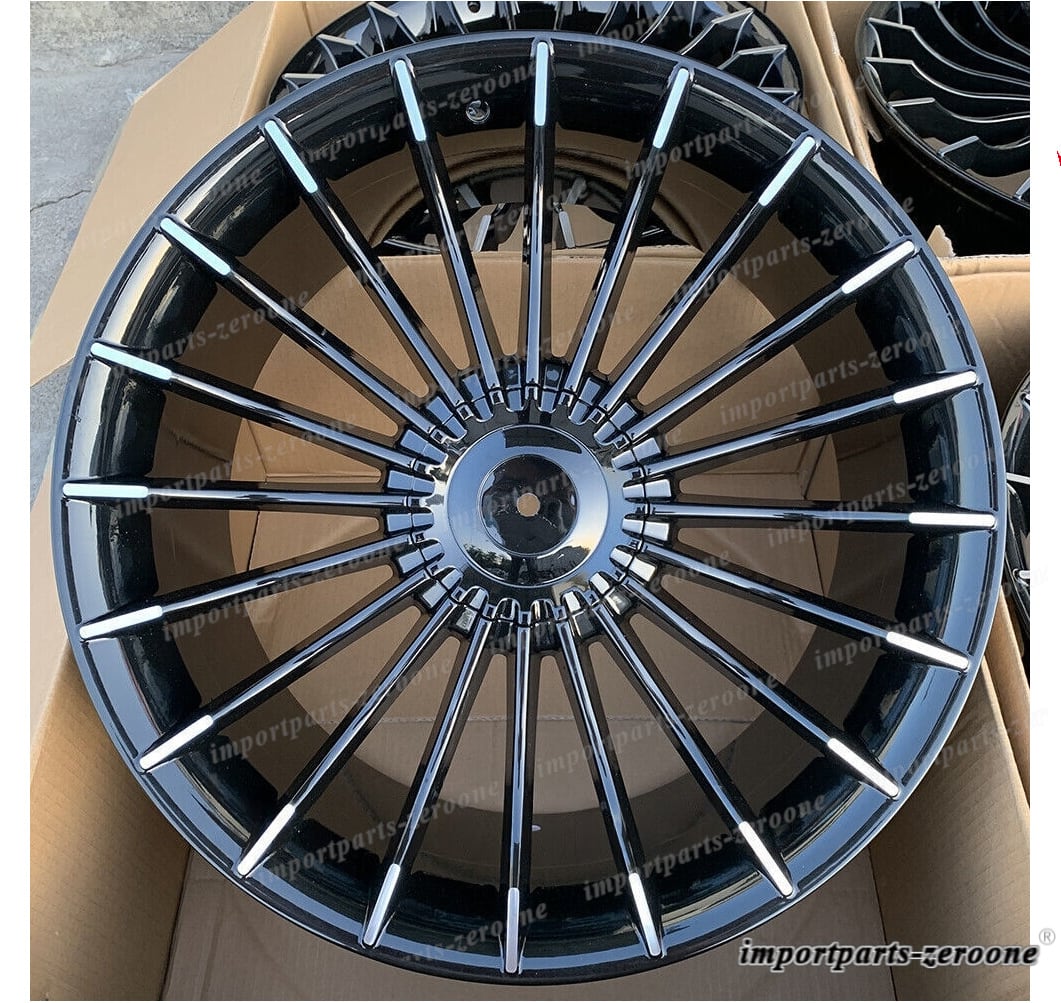 1点限り 21インチ B7スタイル　ブラック　ホイール BMW 7シリーズ G70 2022-2024 ４本セット　-BRN-11240-2★