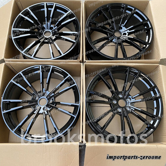 1点限り 20インチ　グロスブラックスタイル　ホイール　BMW　５シリーズ　G３０ G３１ ４本セット　-BRN-11494-2★