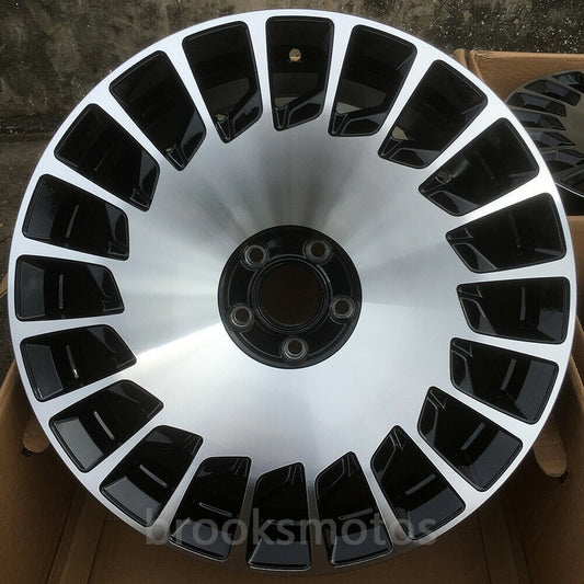 1点限り 20インチ ブラック STYLE ホイールセット メルセデスベンツ W222 S クラス S680 　-BRN-1092　鍛造　★