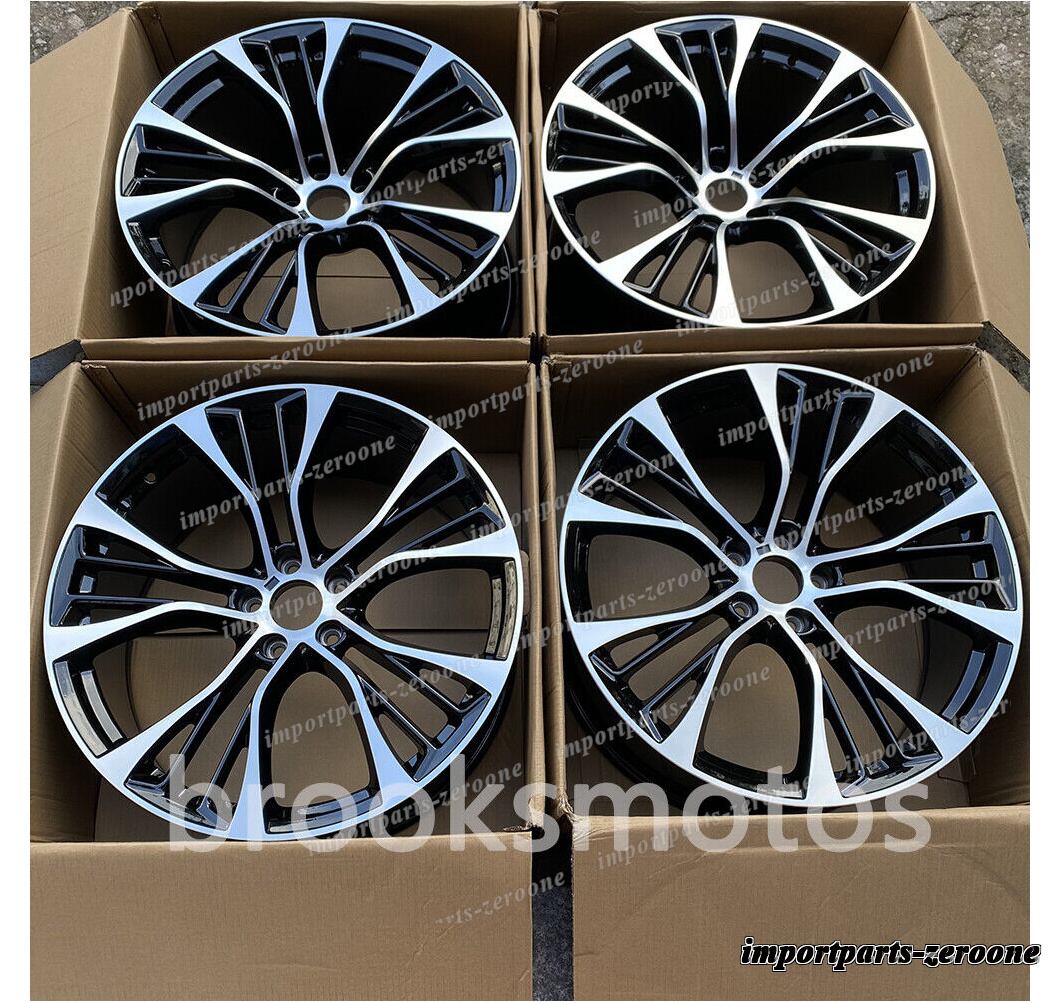 21インチ ブラック スタッガースタイル ホイール  BMW X5 E70 F15 X6 E71 F16 599  4本セット　-BRN-11910