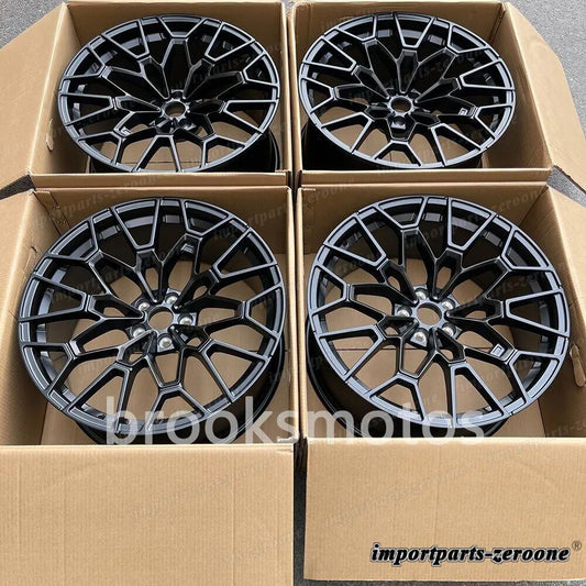 21インチ フォージドサテンブラックホイール 2021+ BMW X3M F97 X4M F97 827 21x9.5/11 適合" LI-1732