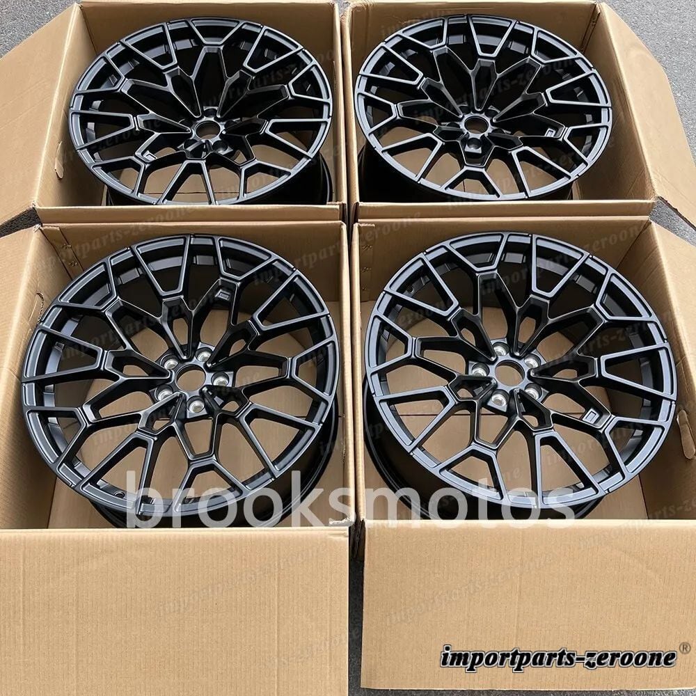 21インチ フォージドサテンブラックホイール 2021+ BMW X3M F97 X4M F97 827 21x9.5/11 適合" LI-1732