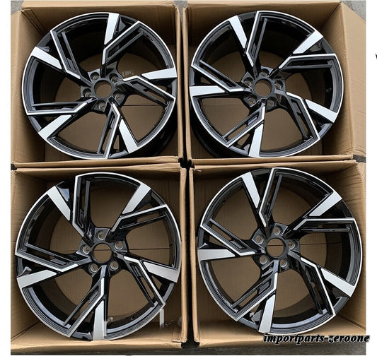 1点限り 19インチ SPORT 5 スポーク STYLE ホイールセット ボルボ S60 XC40 XC60 19X8 オフセット45 　-BRN-1049★