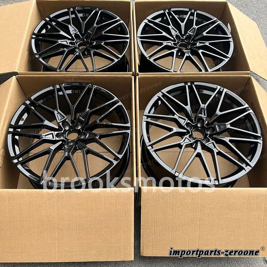 23インチ フォージドグロス ブラック スクエアスタイル ホイール  BMW IXシリーズ 818 23x9.5 適合 LI-1647