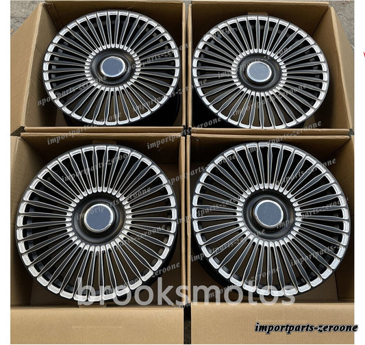1点限り 21インチ ブラックミルドスポークスタイルホイール テスラ モデルy 21x9.5 オフセット 40 　-BRN-12088★