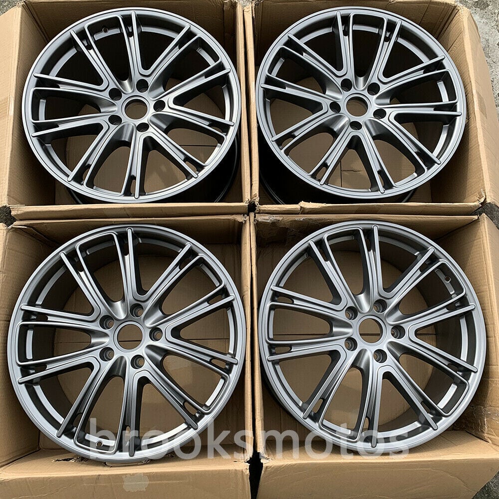 1点限り 21インチ グレー FULL STYLE ホイールセット 2016+ ポルシェ パナメーラ 971 　-BRN-1170★