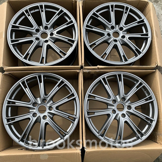 1点限り 21インチ グレー FULL STYLE ホイールセット 2016+ ポルシェ パナメーラ 971 　-BRN-1170★